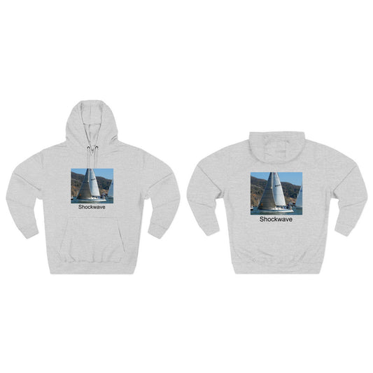 Three-Panel Fleece Hoodie